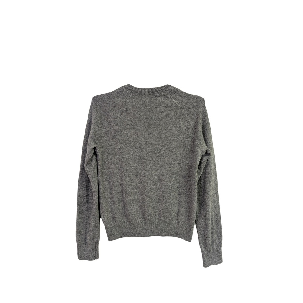 Quince Mongolian Cashmere Sweater Crew Neck Classic Quiet Luxury Heather Gray S - Picture 7 of 7